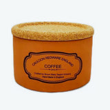 Cauldon Redware Small Coffee Storage Jar
