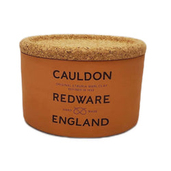 Cauldon Redware Small Storage Jar with Logo