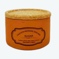 Cauldon Redware Small Sugar Storage Jar