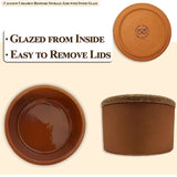 Cauldon Redware Small Plain Storage Jar in Terracotta Inner Glazed