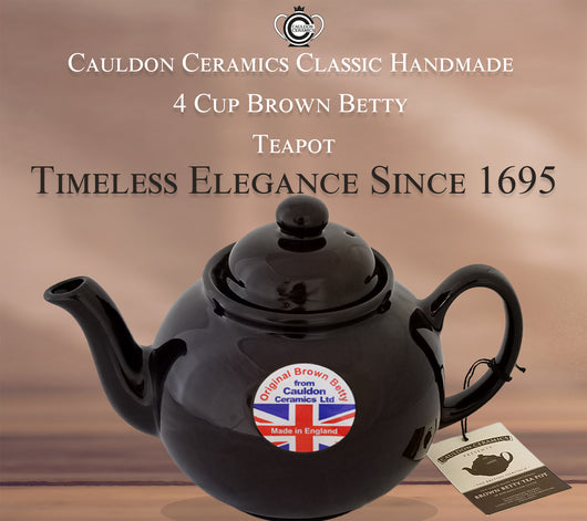 4 Cup Brown Betty Teapot – Cauldon Ceramics