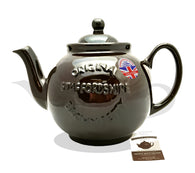 8 Cup Brown Betty Teapot with Embossed Logo