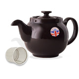 Cauldon Ceramics Re-Engineered Ian McIntyre Brown Betty 4 Cup Teapot with Infuser 30 fl oz/850 ml